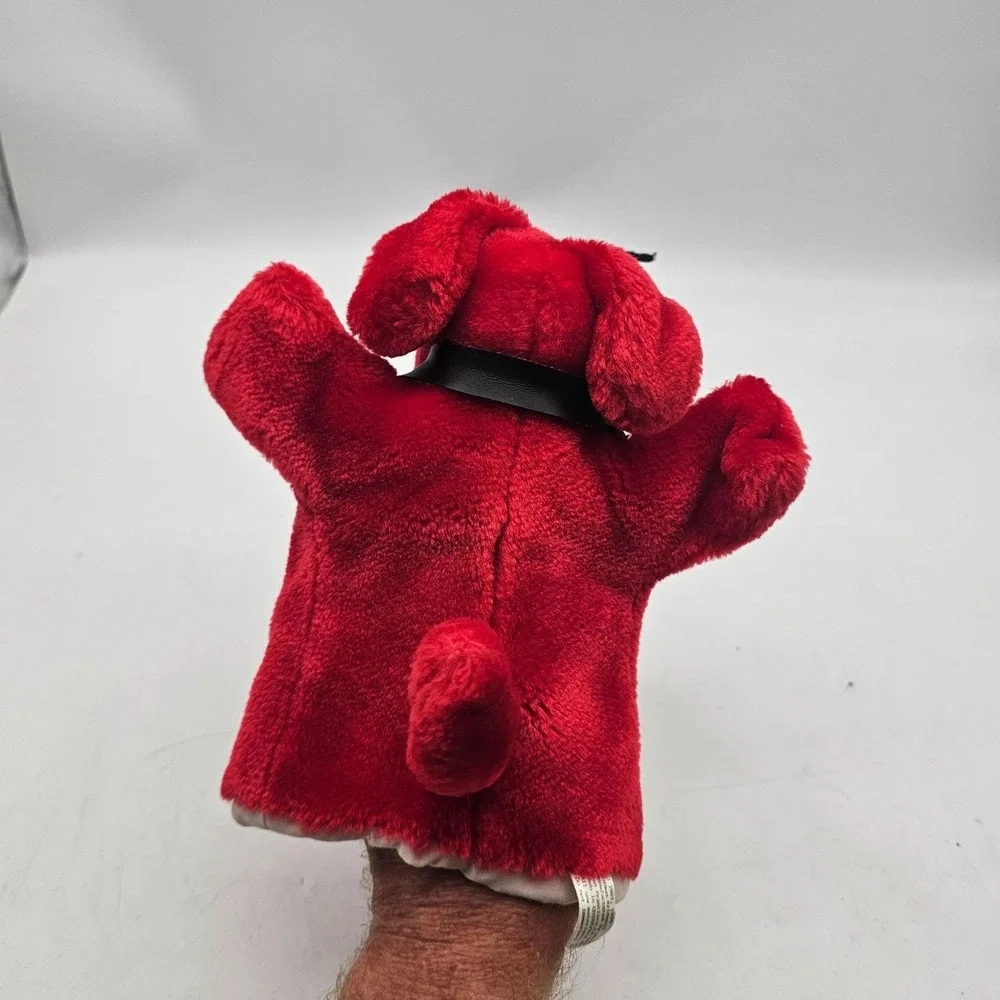 Vintage MerryMakers Clifford Dog Hand Puppet Plush Stuffed Toy Small Red Cute
